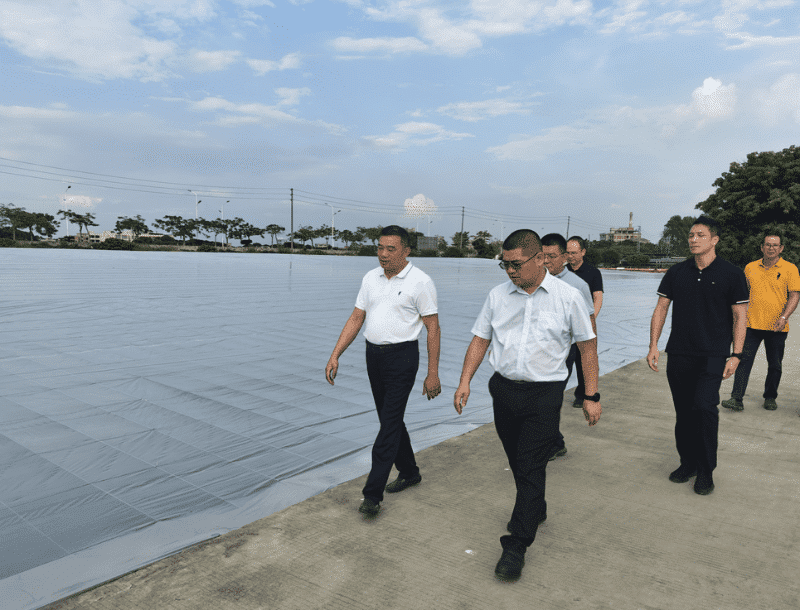 中堂镇领导调研绿源龟鳖养殖场，为乡村振兴产业园发展“把脉”