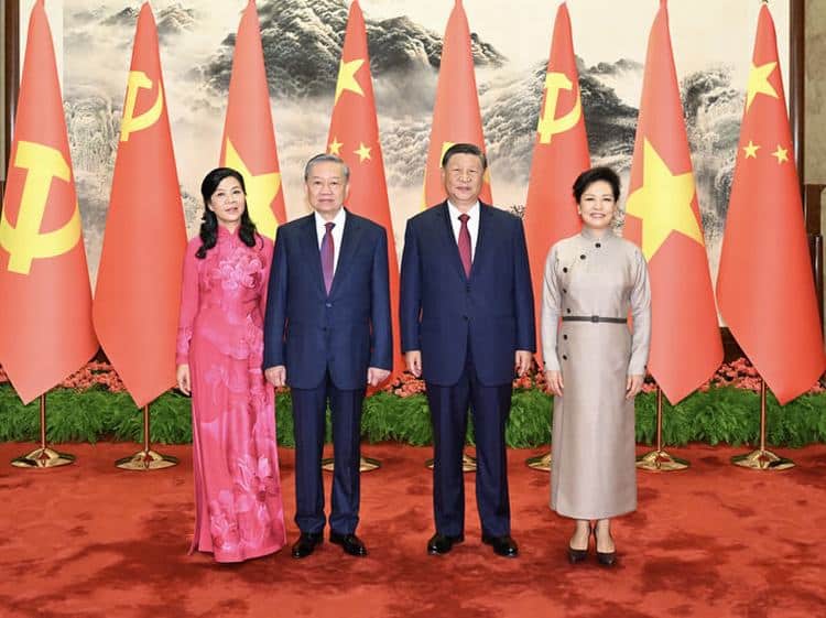 习近平同越共中央总书记、国家主席苏林举行会谈
