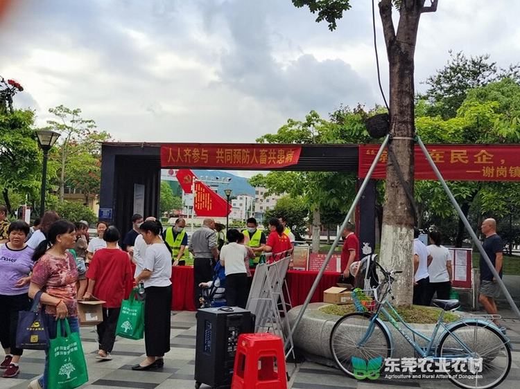 谢岗农技中心开展人畜共患病防控知识宣传活动