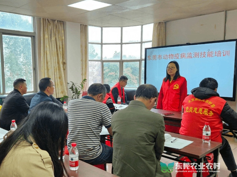 东莞市动物疫病采样检测技术培训直通车“驶”入清溪（第二站）