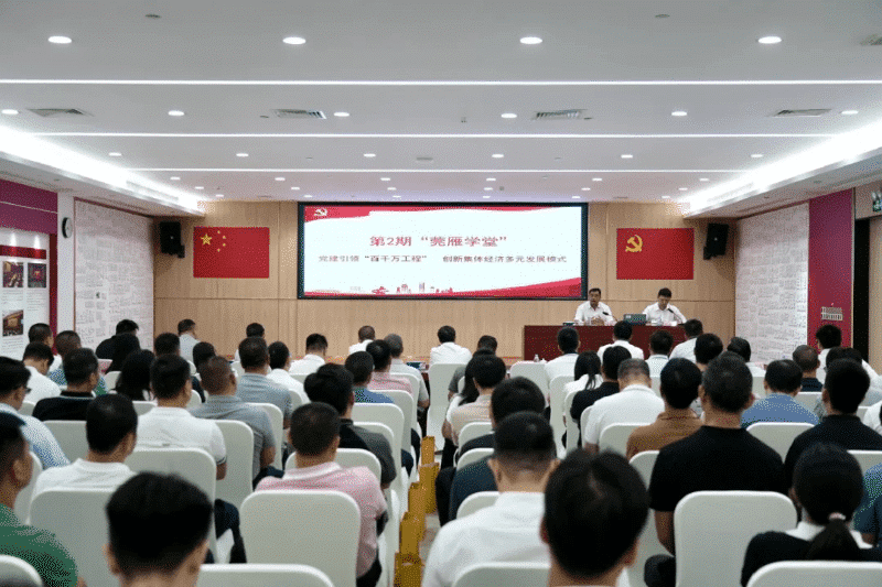 党建领航“百千万工程”，“莞雁学堂”探秘百亿村