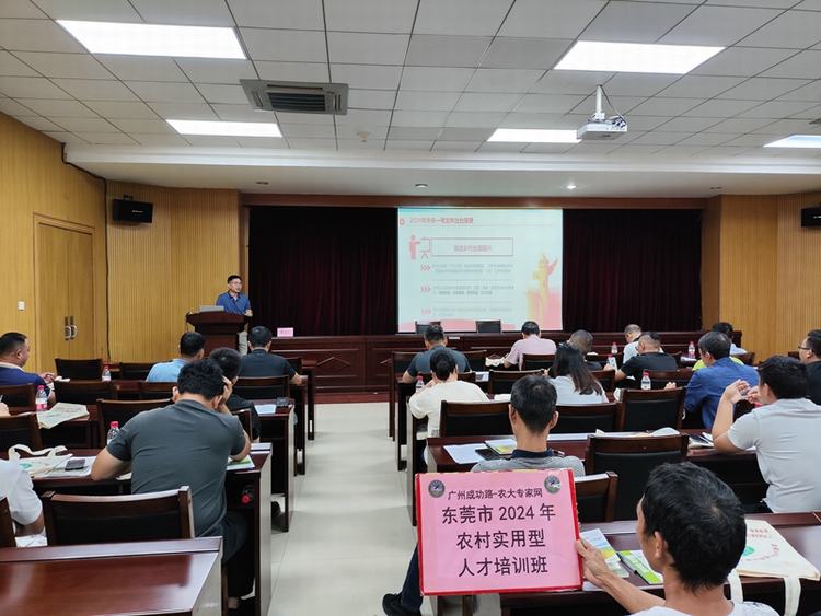 东莞培育农村实用型人才，为乡村人才振兴添动力