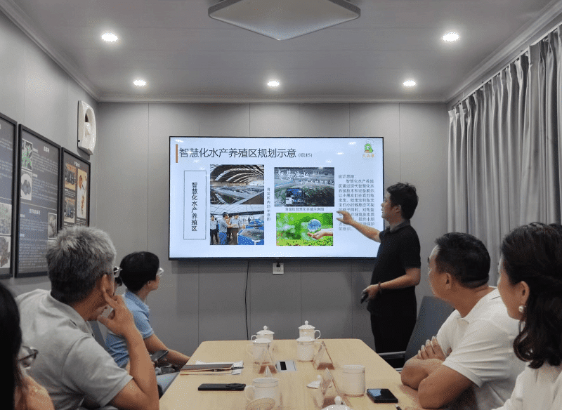 中堂镇领导赴绿源龟鳖养殖场及湛翠村开展调研