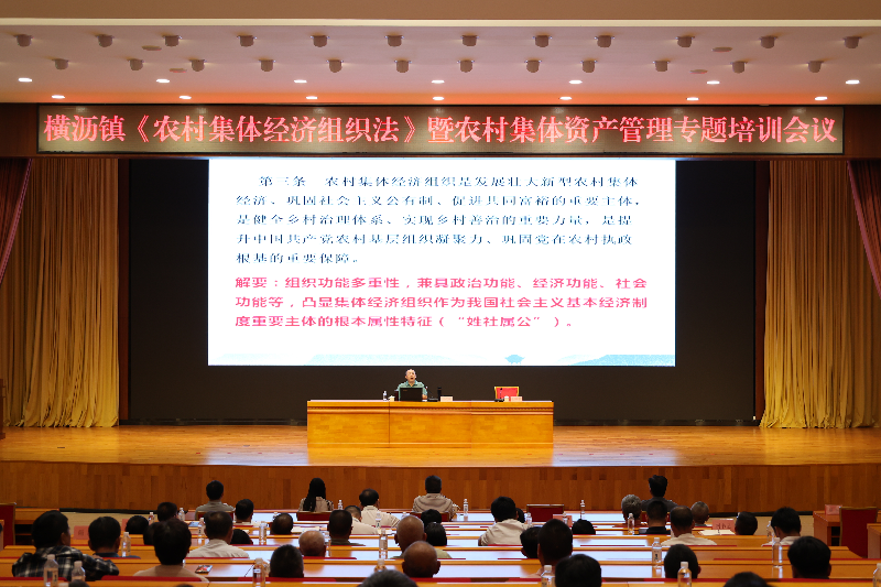 我市开展《中华人民共和国农村集体经济组织法》深入宣讲活动